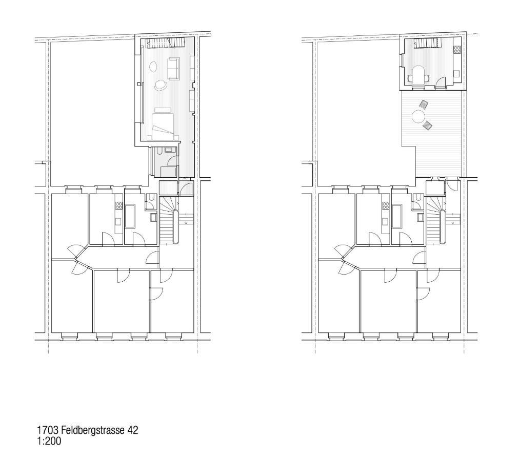 Feldberg Atelier - Courtyard Maisonette Basel Exterior photo